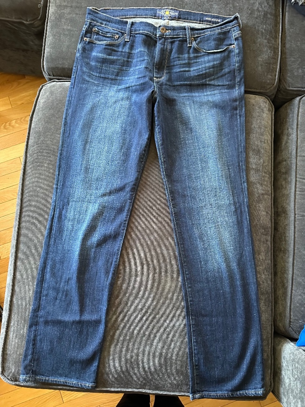 NWOT Women's Lucky Brand Jeans Sweet Straight Jeans 16/33 R